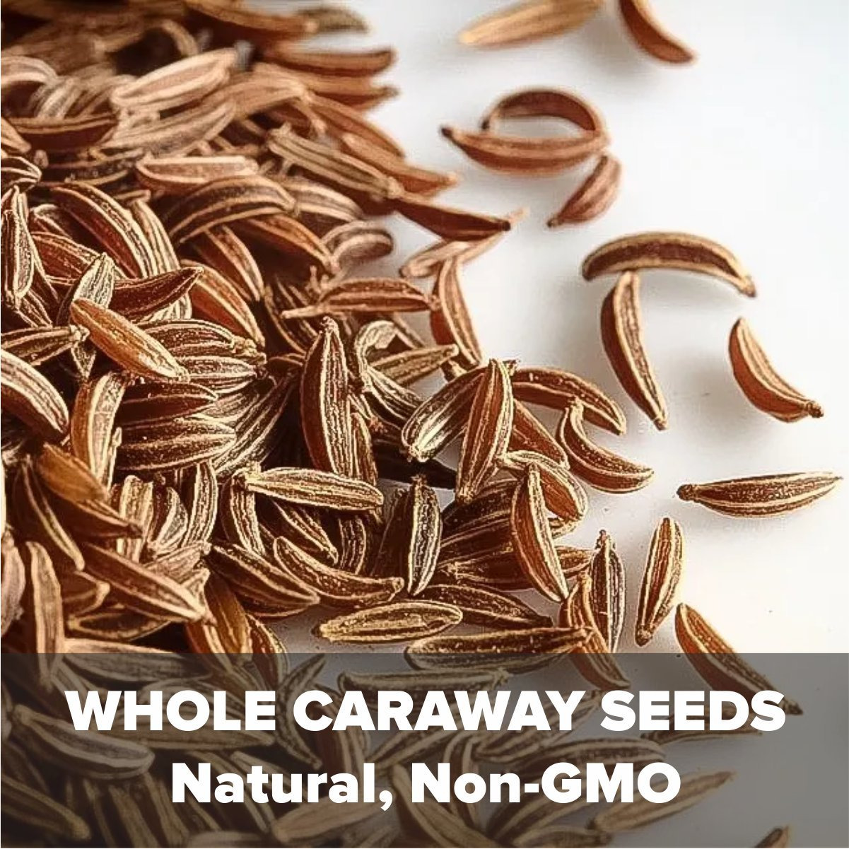 EL The Cook Whole Caraway/Shah Jeera | Aromatic Indian Spice | Natural, Vegan, No Colors, Gluten Free, NON-GMO | Resealable Bag | Ideal for Asian, Thai, Indian, Mexican | 3.5oz (100gm) (Flavor Caraway/Shah Jeera)
