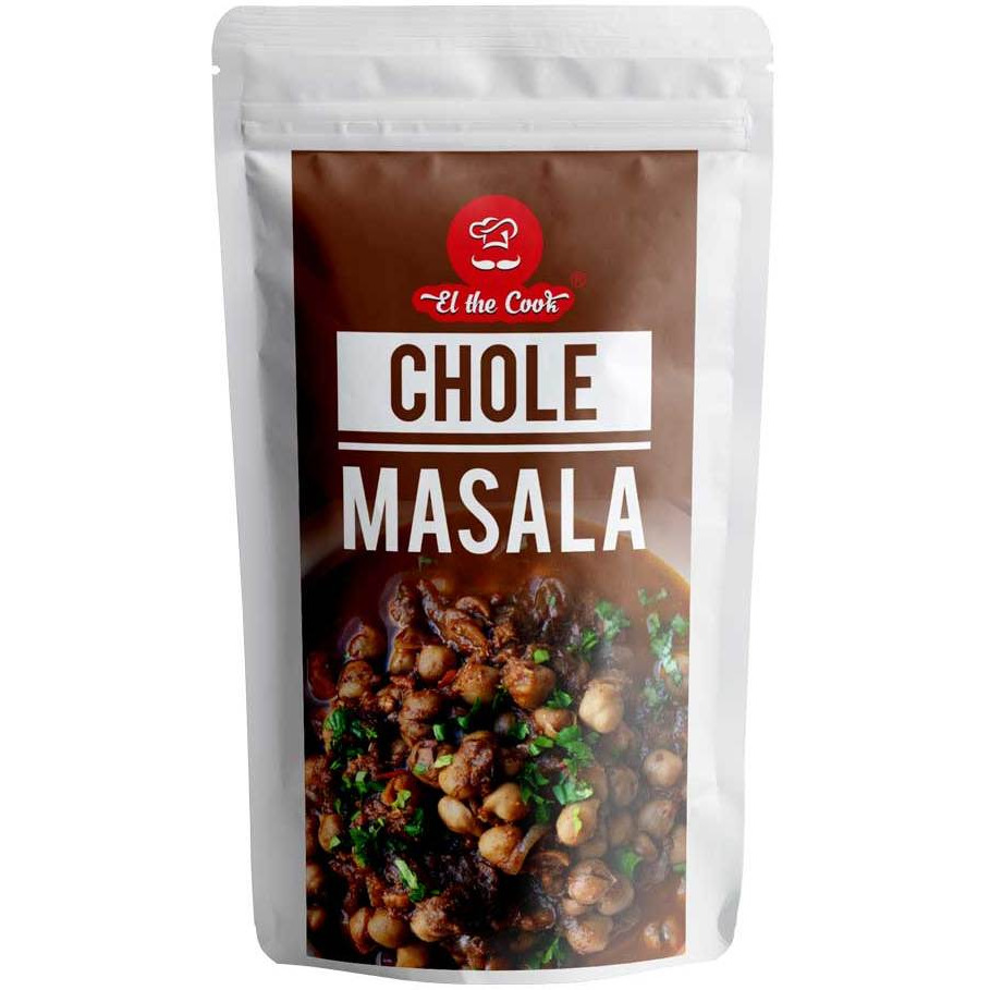 El The Cook Punjabi Chole/Chana Masala, Premium Indian Spice Blend, For Chick-Pea Curry, 2.82oz, Vegan, Gluten-Free (Flavor Chole Masala)