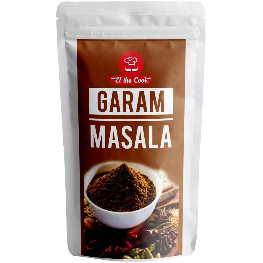 El The Cook Aromatic Garam Masala, Premium Indian Spice Blend, For Indian Dishes, 2.82oz, Vegan, Gluten-Free (Flavor Garam Masala)