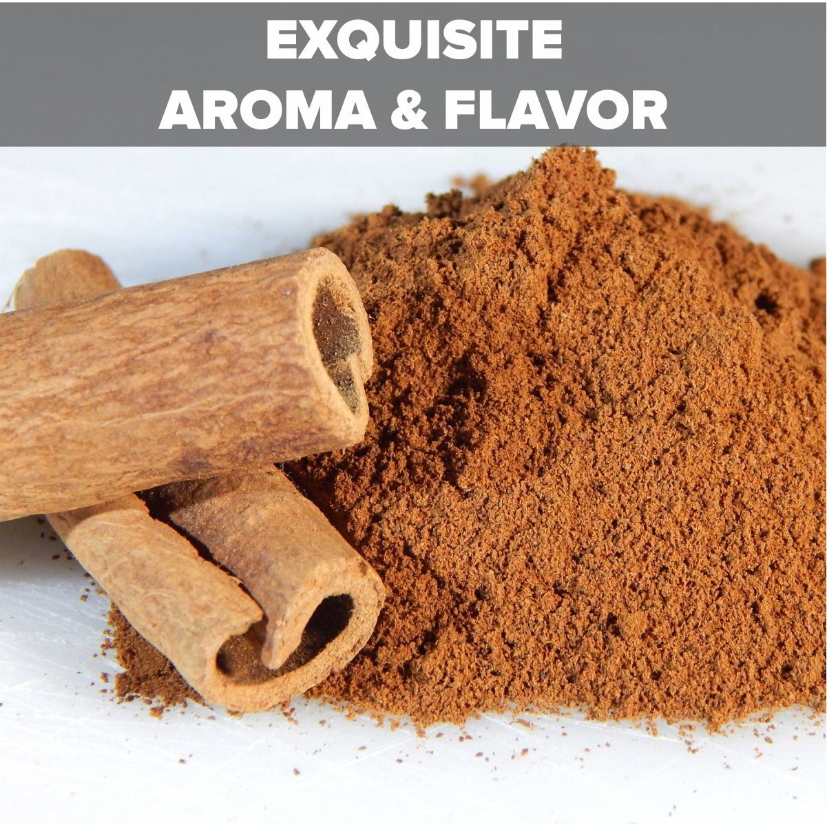 EL The Cook Cinnamon Powder  | Aromatic Indian Spice | Natural, Vegan, Gluten Free, NON-GMO, Resealable Bag | Ideal for Indian, Asian Cooking, Tea, Coffee, Baking & Mulling Wine | 1.7oz (50gm) (Flavor Cinnamon Powder)