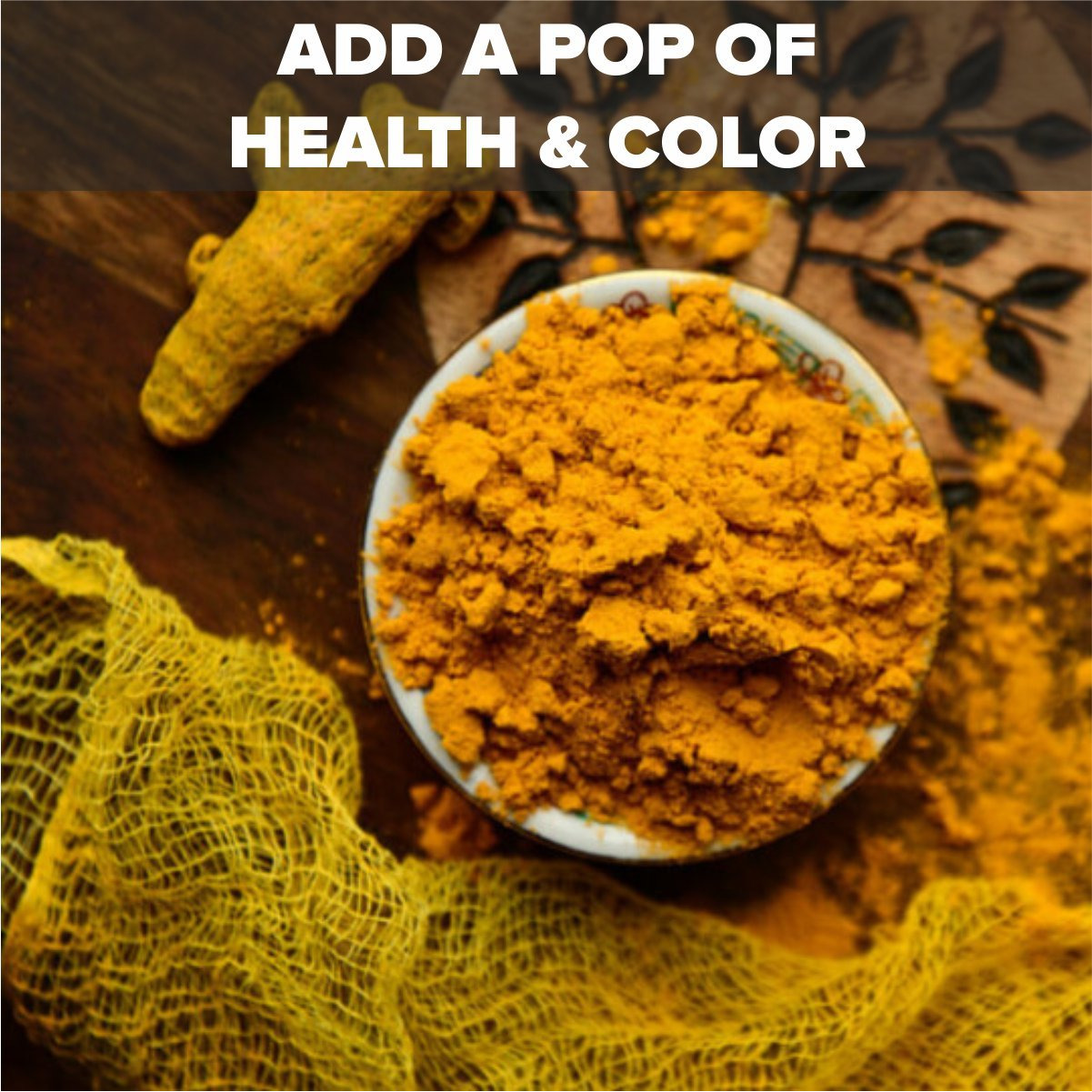 EL The Cook Turmeric/Haldi/Curcumin Powder | 100% Pure, Lab Tested, Aromatic Indian Spice | Natural, Vegan, Gluten Free, NON-GMO, Resealable Bag | Ideal for Indian, Mexican Cooking, Herbal Tea | 1.7oz (50gm) (Flavor: Turmeric/ Haldi)