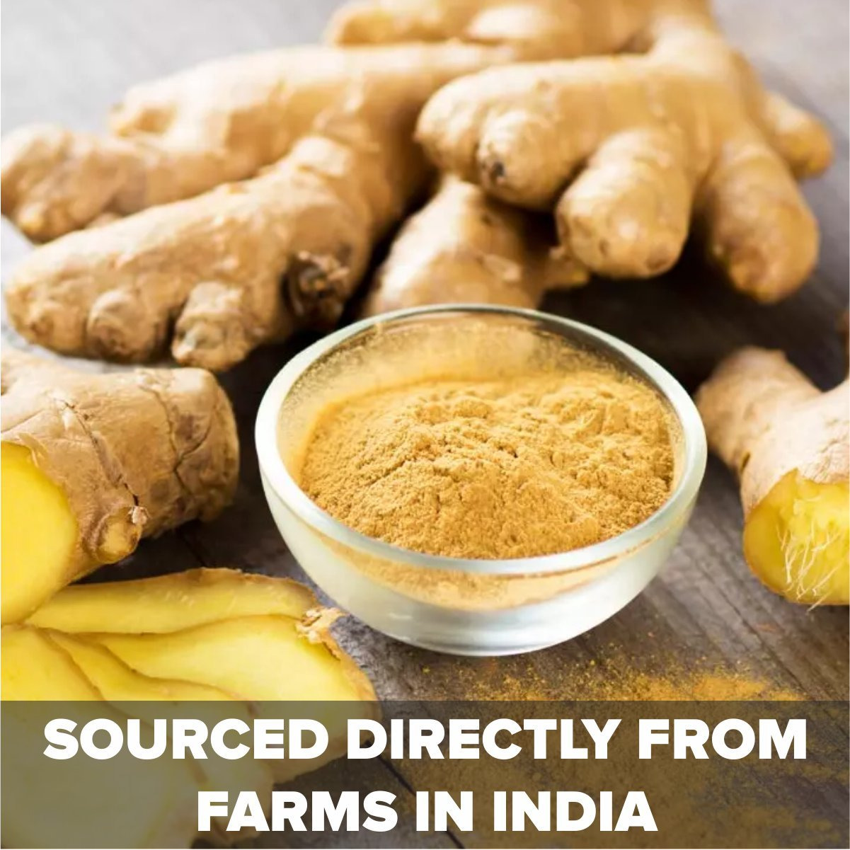 EL The Cook Ginger Powder | Aromatic Indian Spice | Natural, Vegan, Gluten Free, NON-GMO, Resealable Bag | Ideal for Indian, Asian Cooking, Tea, Coffee, Baking & Mulling Wine | 1.7oz (50gm) (Flavor Ginger Powder)