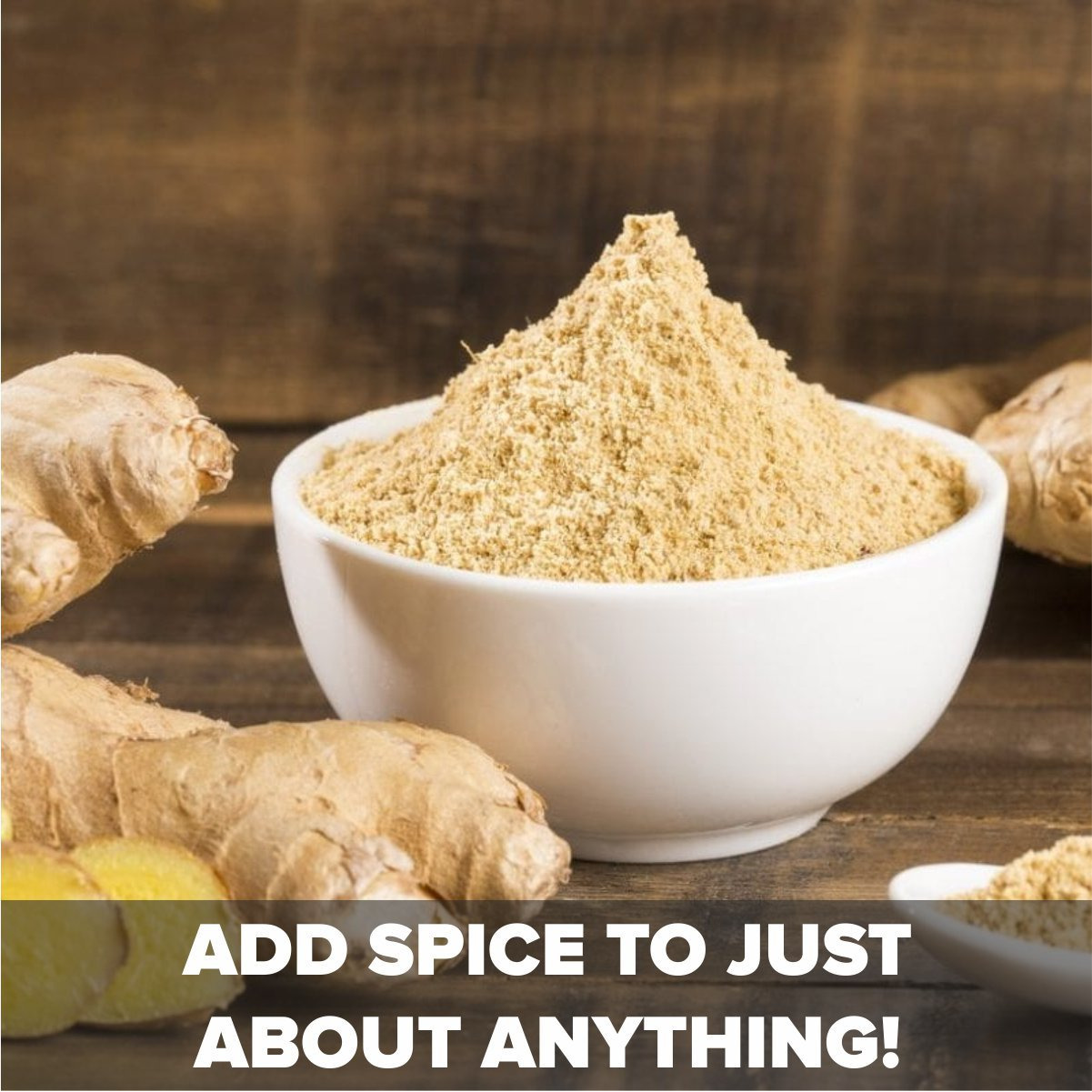EL The Cook Ginger Powder | Aromatic Indian Spice | Natural, Vegan, Gluten Free, NON-GMO, Resealable Bag | Ideal for Indian, Asian Cooking, Tea, Coffee, Baking & Mulling Wine | 1.7oz (50gm) (Flavor Ginger Powder)