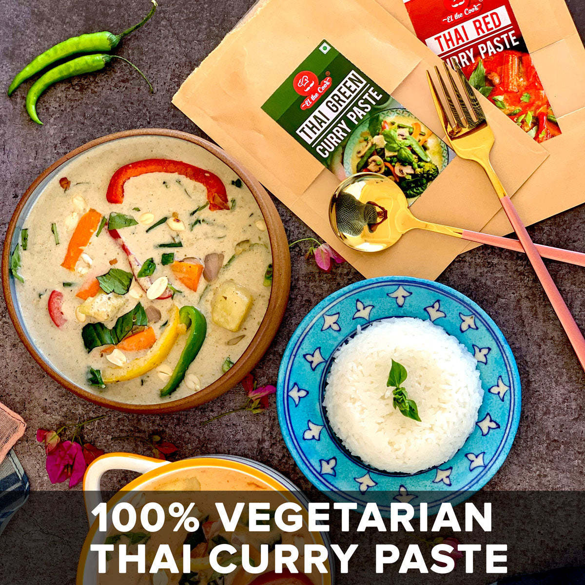 El The Cook Combo Packs (Flavor Thai Curry Paste (16 Pack))