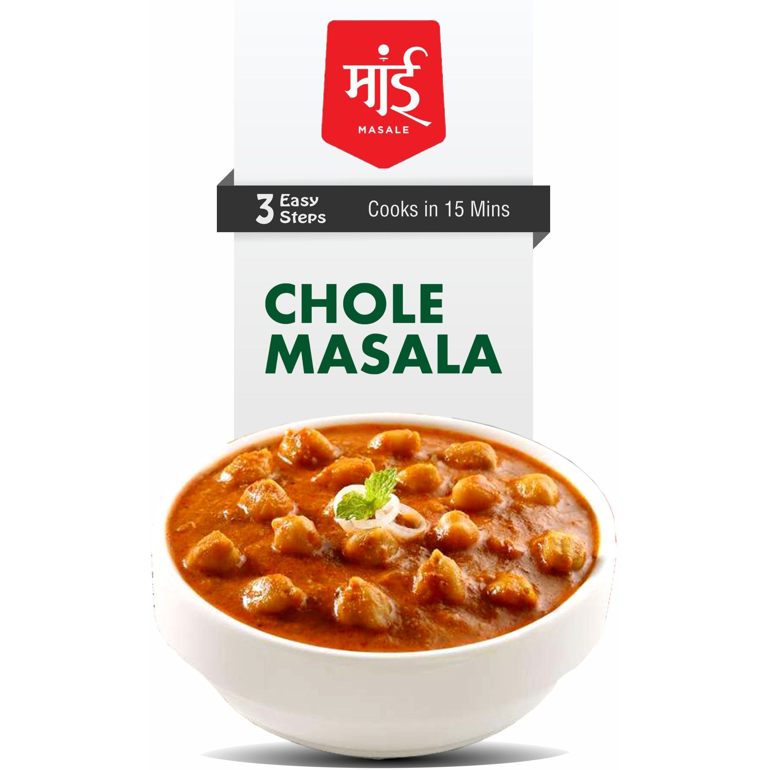 Mai Masale - Chole Masala Cooking Curry Paste l (Pack of 3) Ready to Cook Spice Mix l Easy to Make Masala Curry Paste l Serves-4