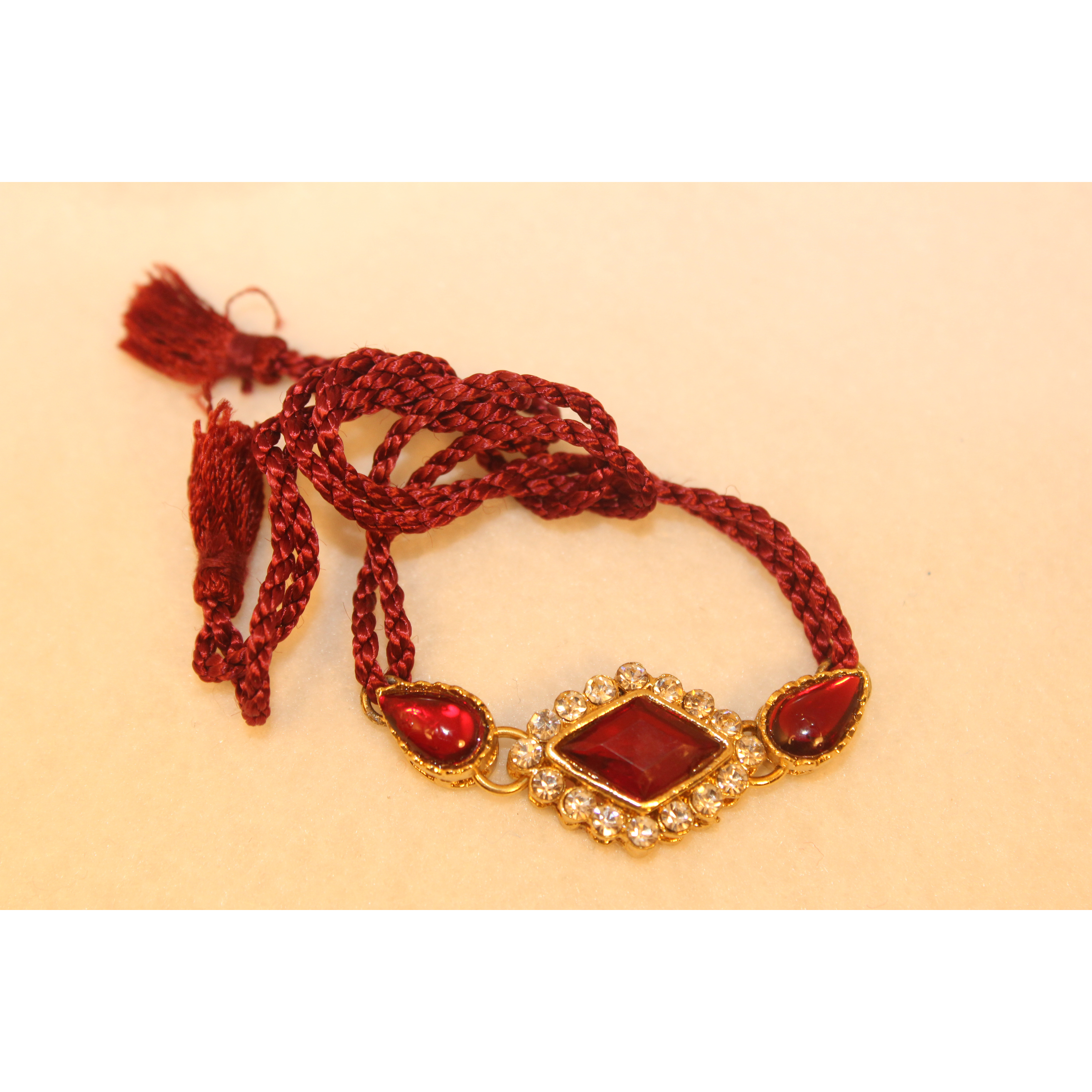 American Diamonds and Kundan Rakhi