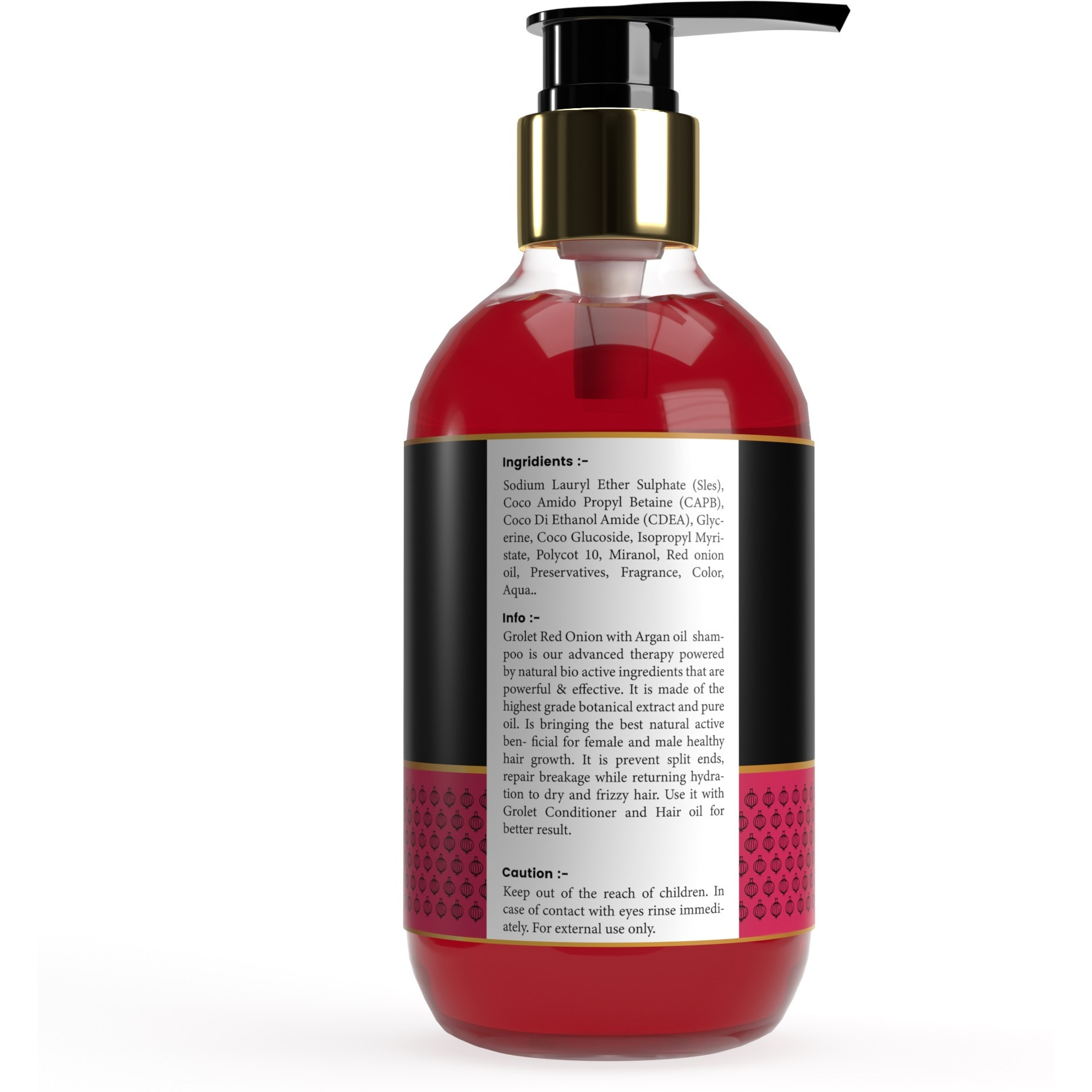 Grolet Natural Red Onion Shampoo