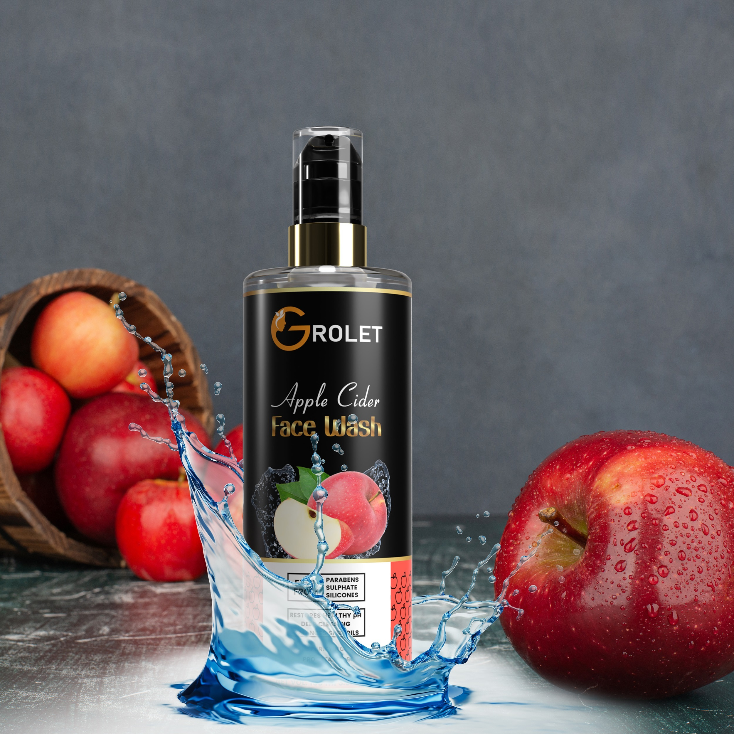 Grolet Apple Cider Vinegar Face Wash For Deep Cleansing