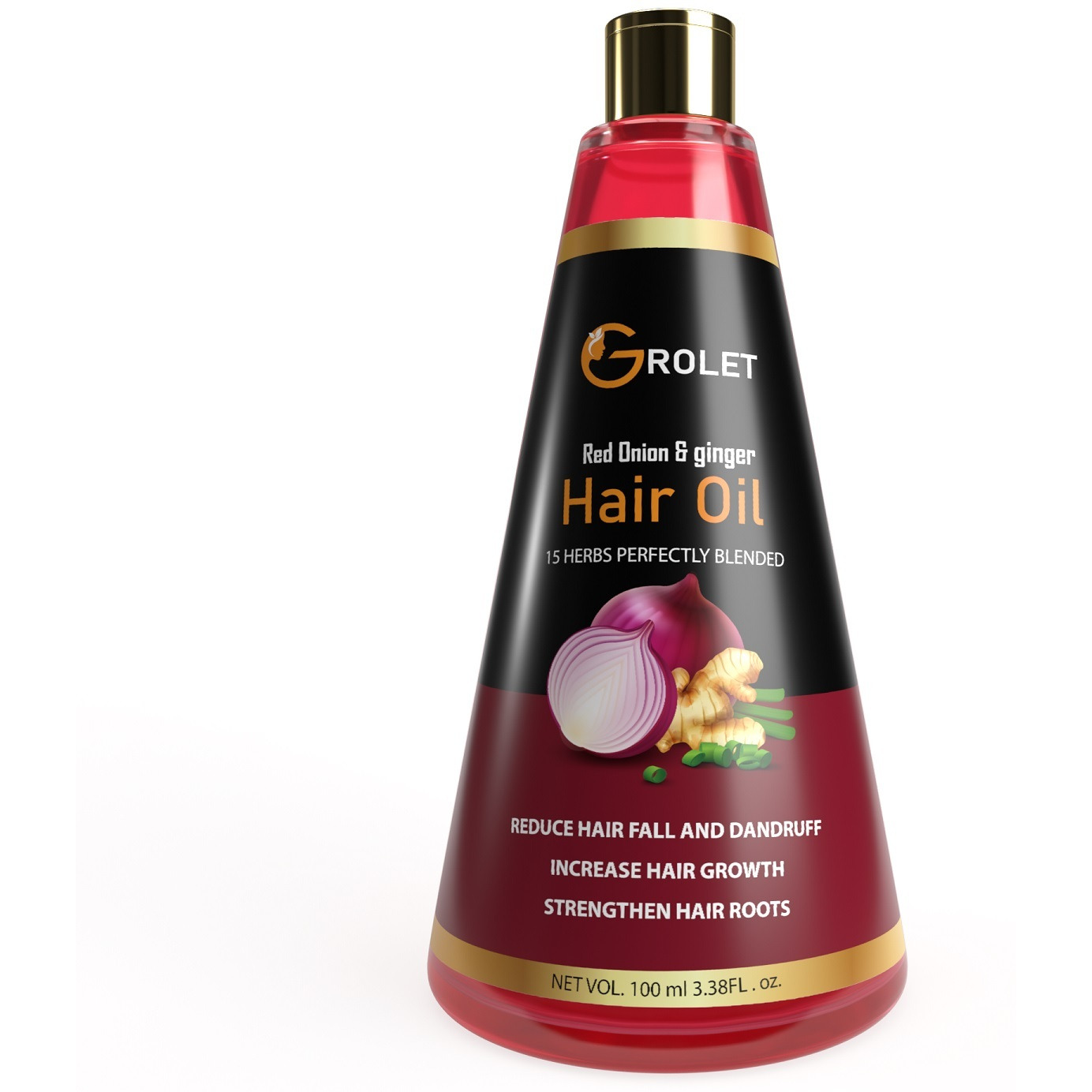 Grolet Onion Hair Oil with Black Seed Extracts