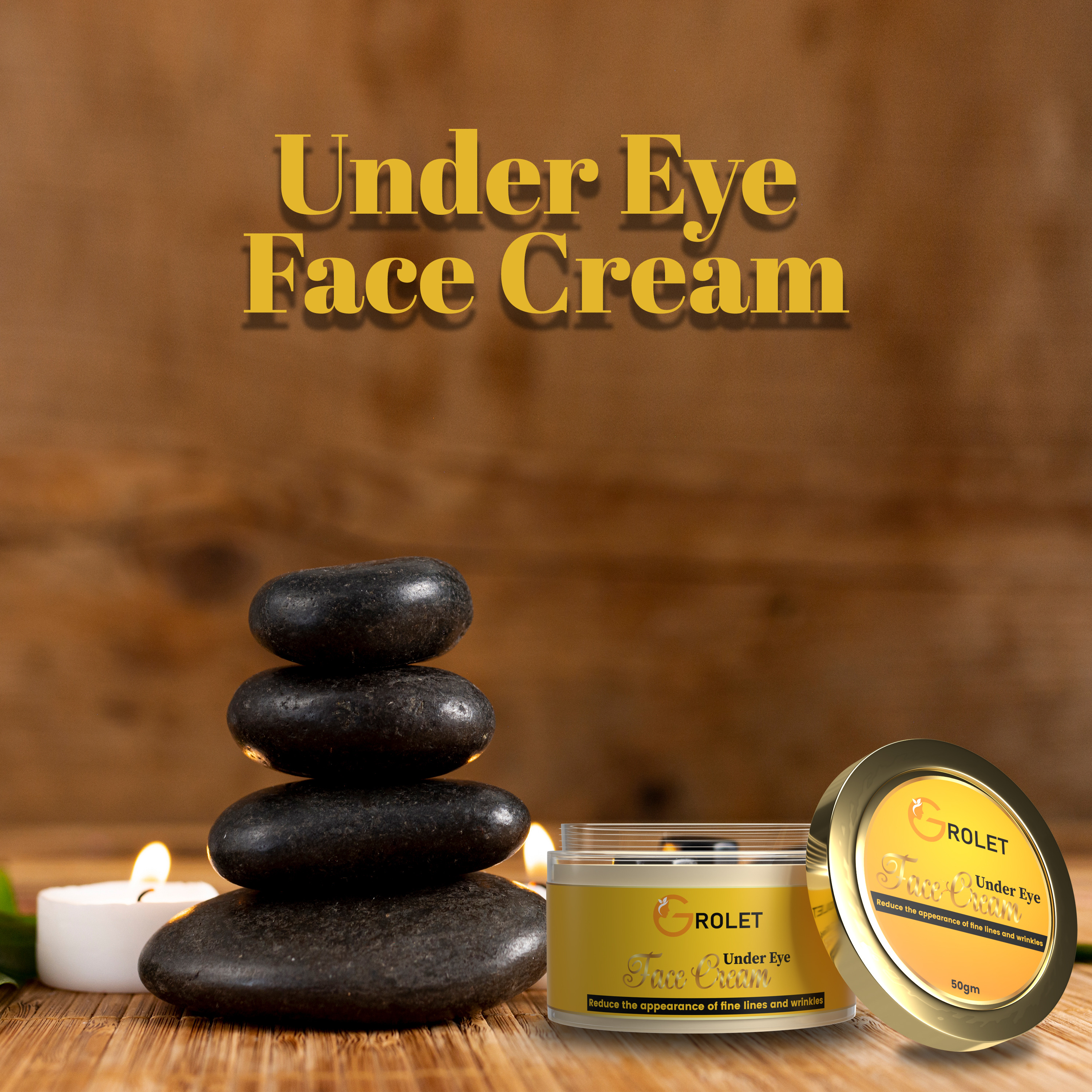 Grolet Natural Under Eye Cream for Dark Circles Removal