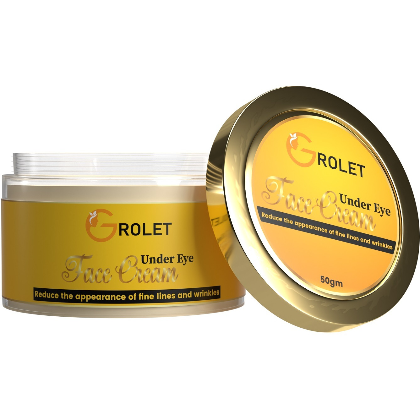 Grolet Natural Under Eye Cream for Dark Circles Removal