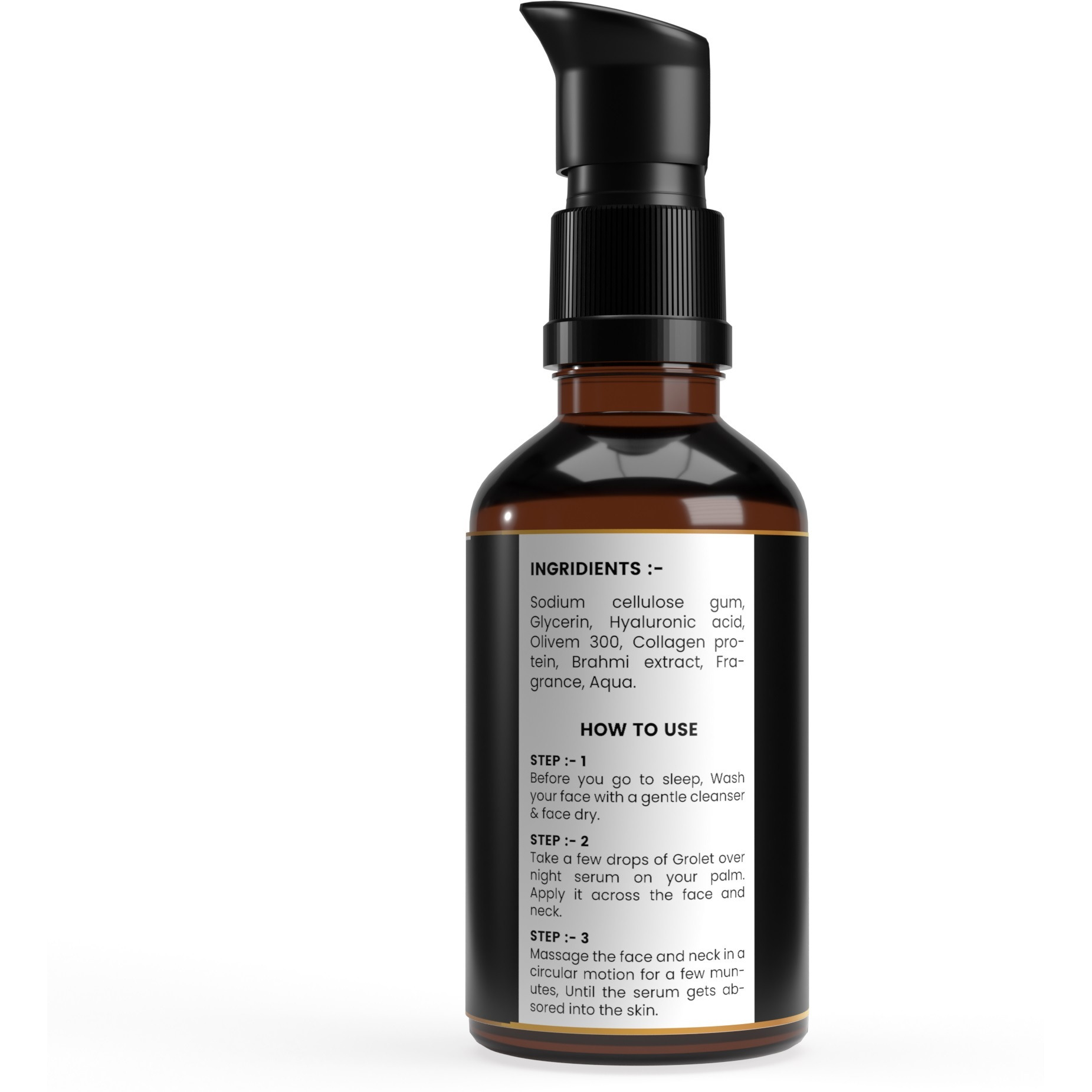 Grolet Overnight Face Serum For Fine Lines & Wrinkles