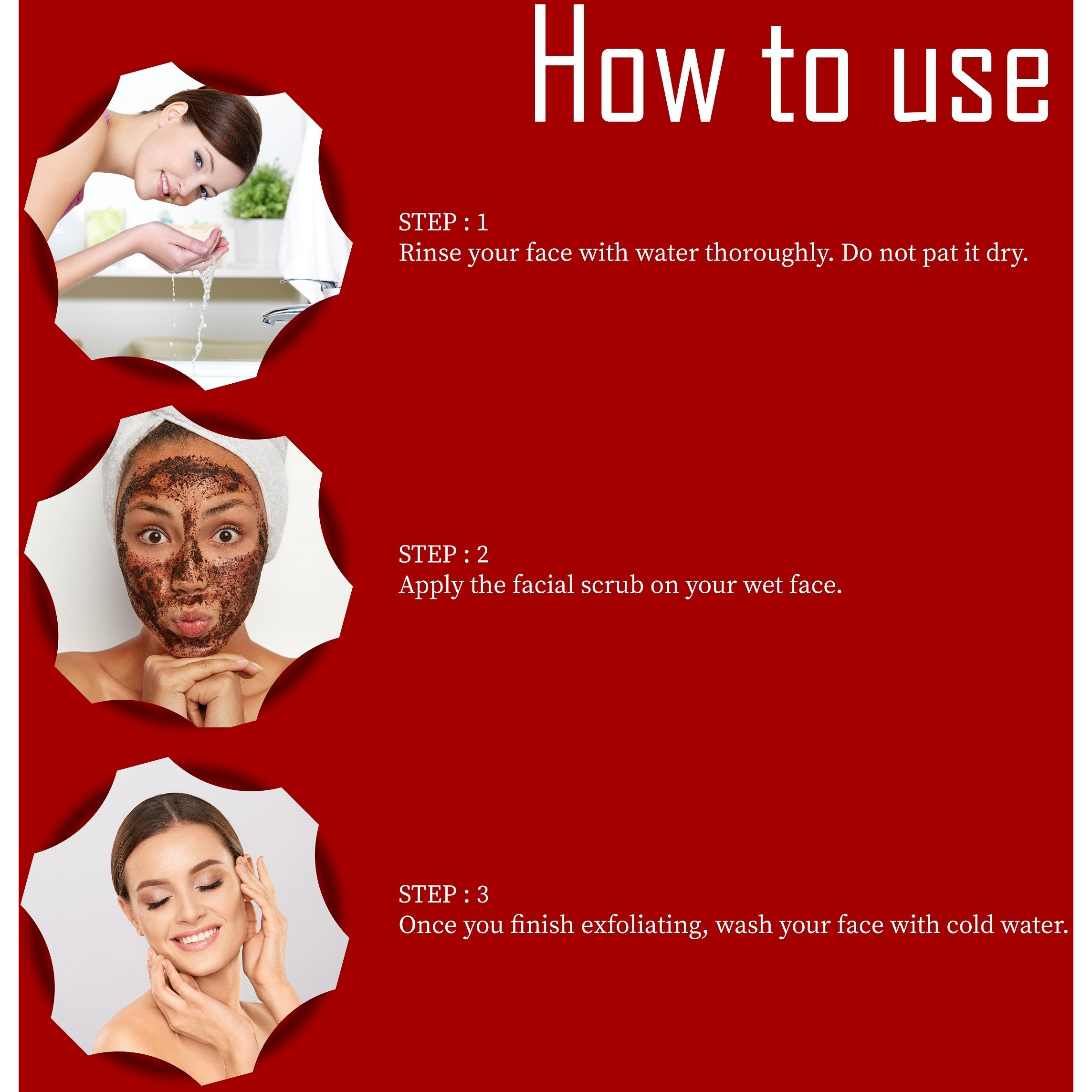 Grolet Rose Face Scrub with Beetroot Extract