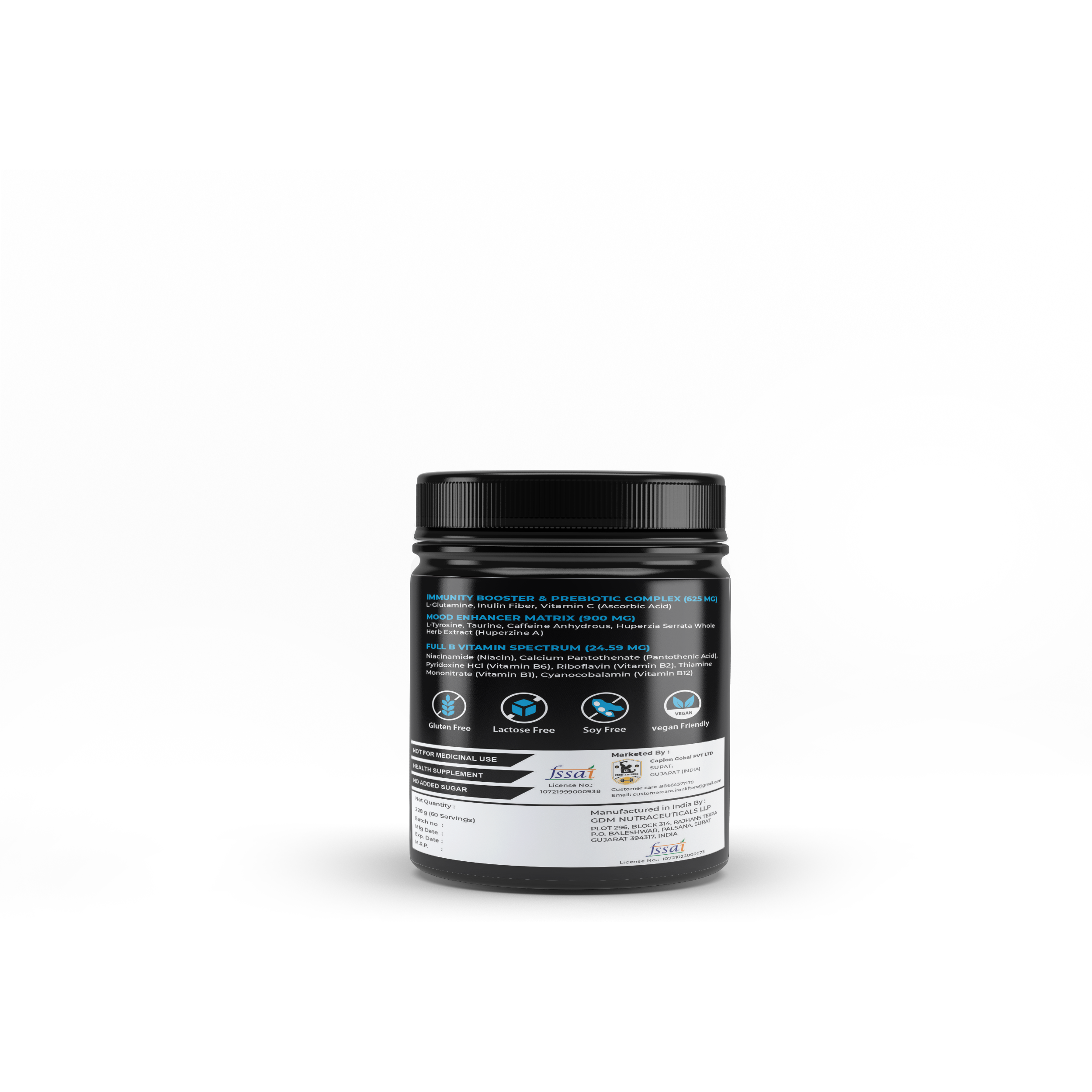 IRON LIFTERS Extra Power Booster Fat Burner (60 Servings)
