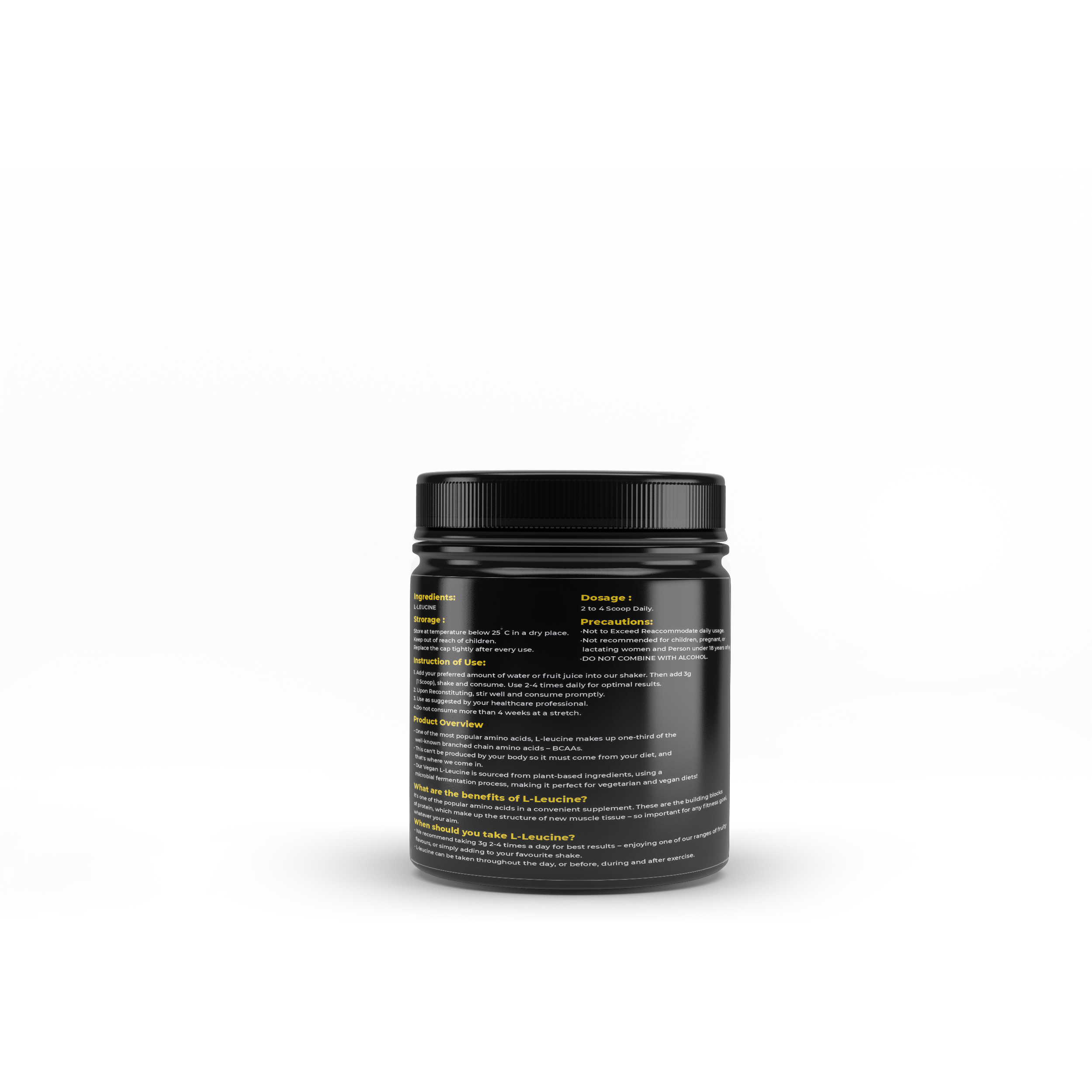 IRON LIFTERS L-Leucine Powder Intra Workout Supplement