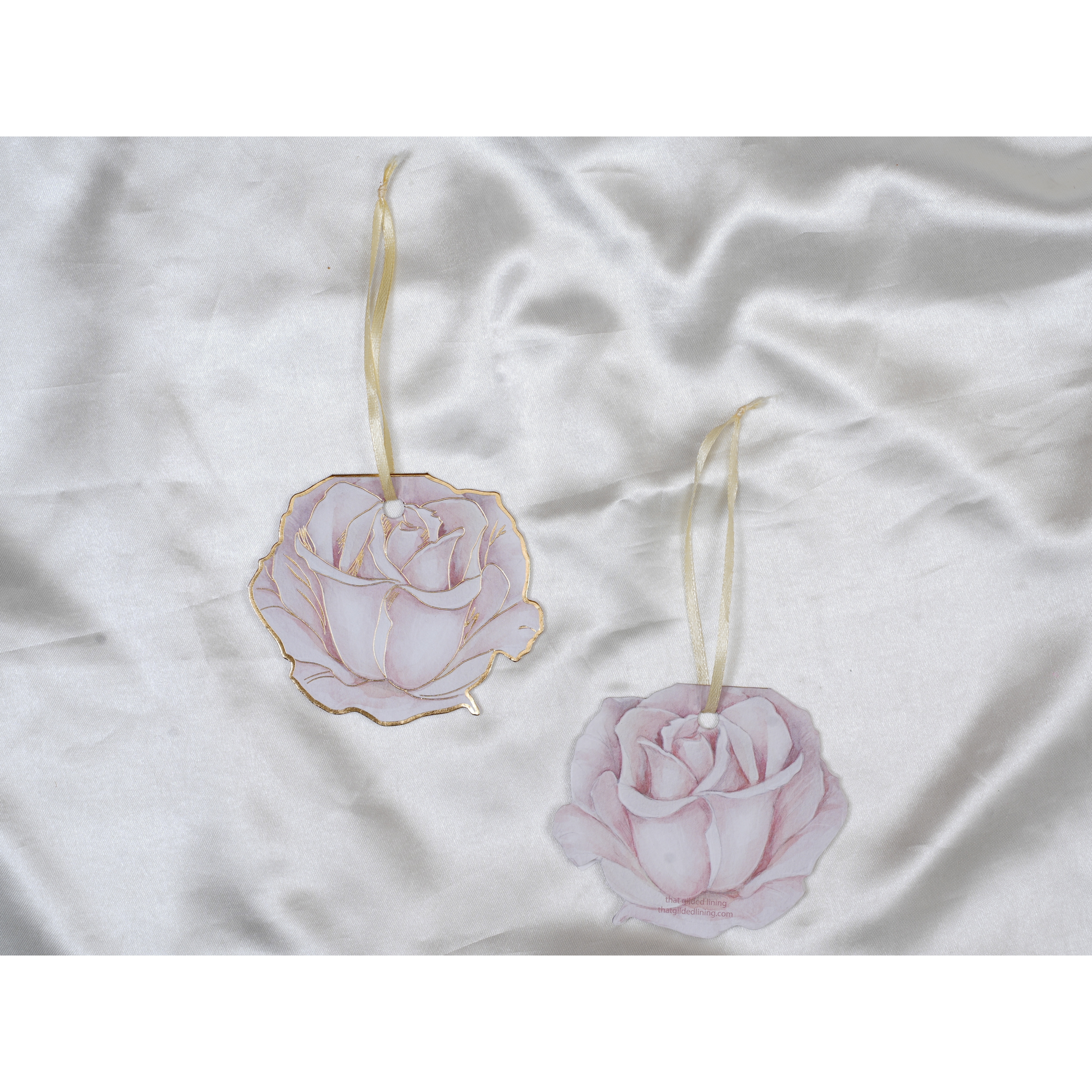 Folded Tags- Gilded Rose- Pack of 50