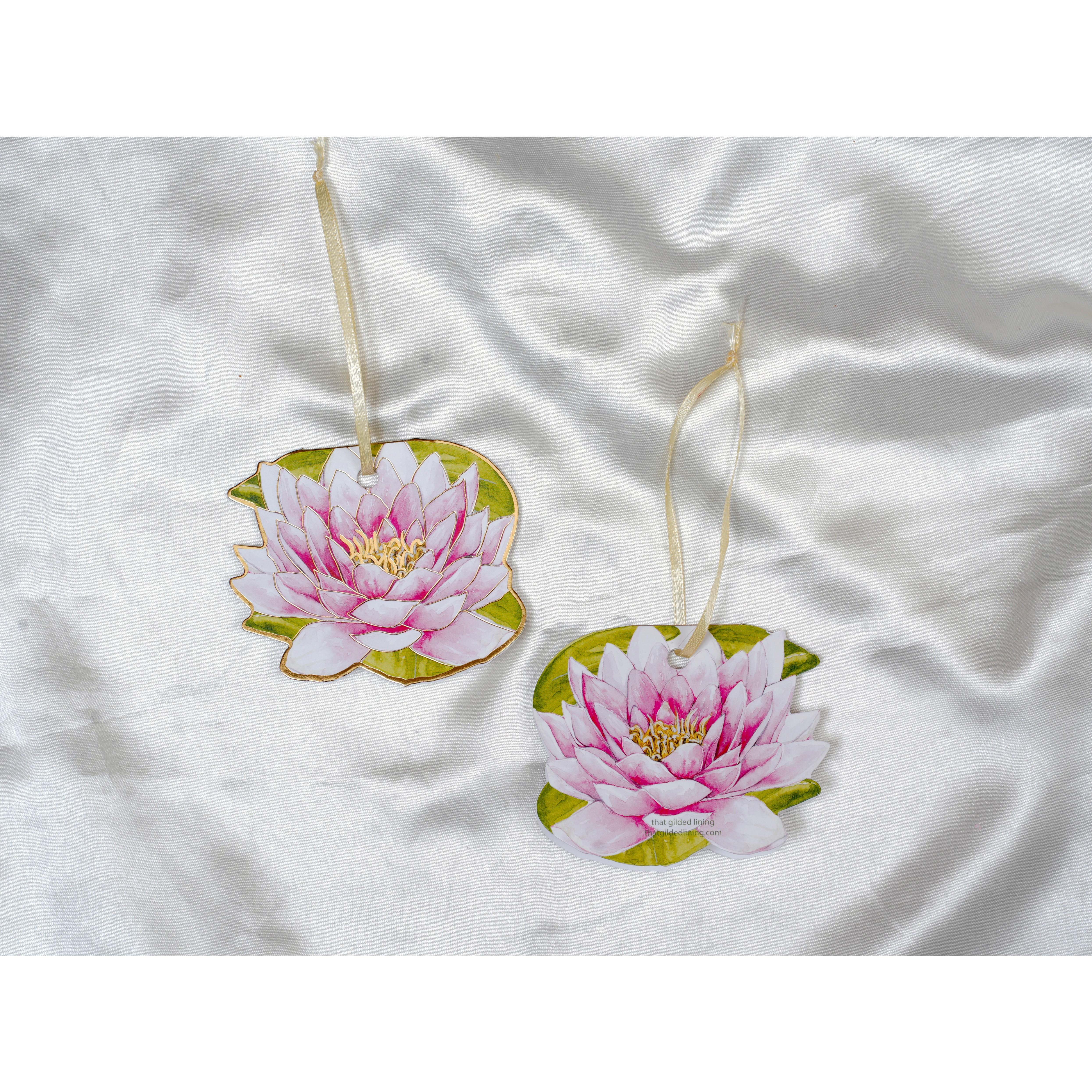 Folded Tags-Gilded Lotus- Pack of 20