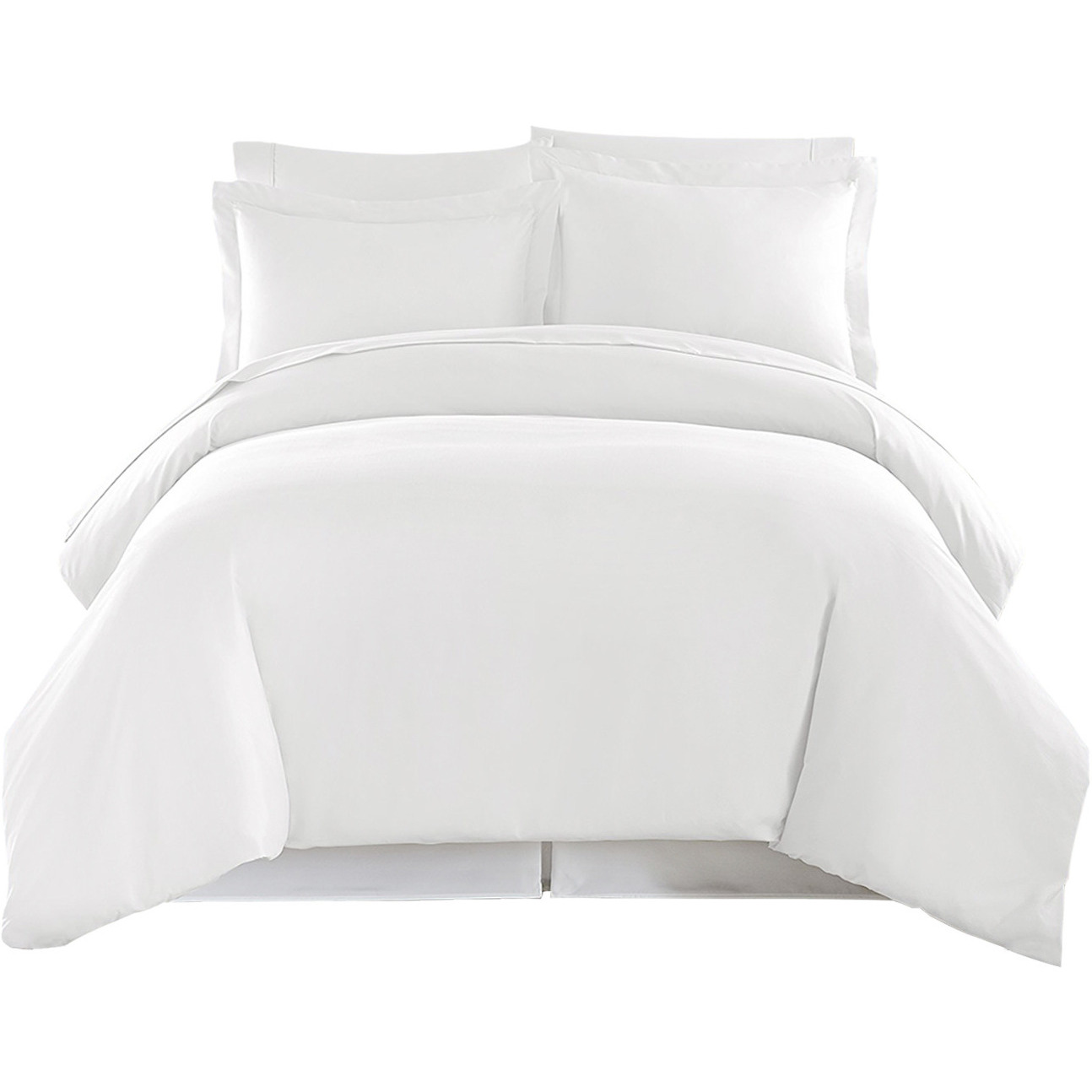 100 Cotton Fabric Easy To Install With Closer Duvet Set 100 Cotton Fabric Easy To Install With Closer Duvet Set King Cal White Color From Usa Zifiti Com Page