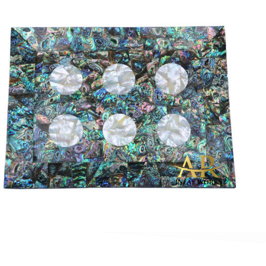 Marble Glass Tray set