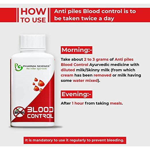 Pharma Science Anti Piles Blood Control Powder for Bleeding Piles- 100 gm