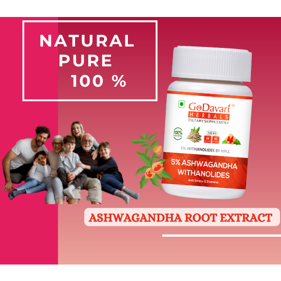 Ashwagandha Capsule 5% Withanolides Extract