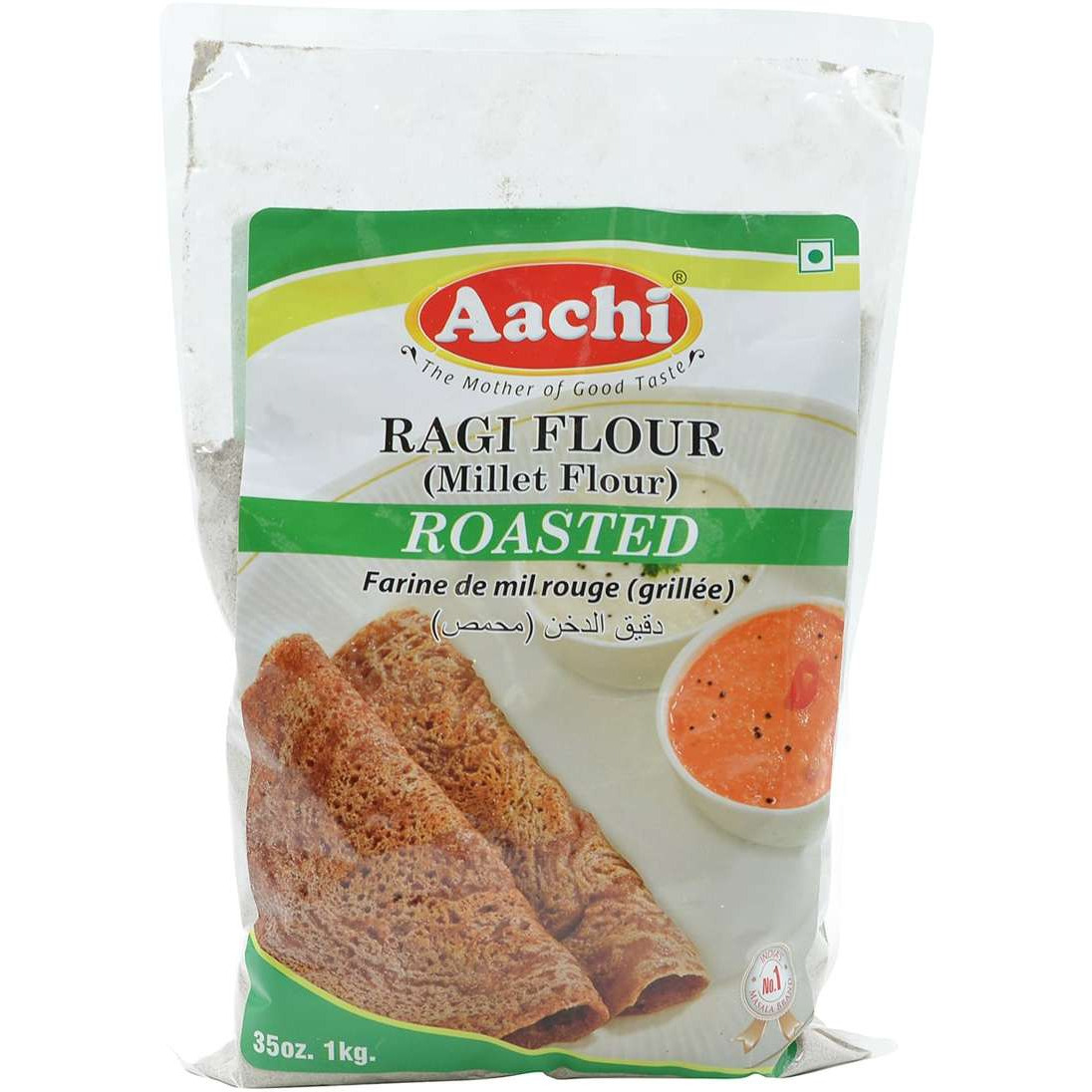 Aachi Ragi Flour Roasted - 1 Kg (2.2 Lb)