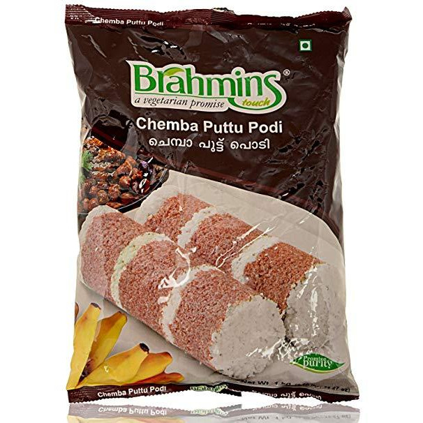 Case of 12 - Brahmins Chemba Puttu Podi - 1 Kg (2.2 Lb)