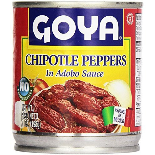 Case of 12 - Goya Chipotle Peppers - 7 Oz (198 Gm)