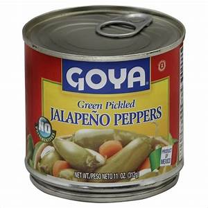 Goya Green Pickled Jalapeno Peppers - 11 Oz