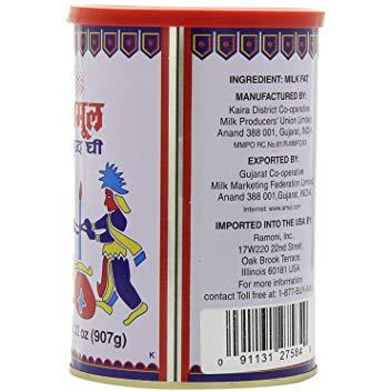 Amul Pure Ghee - 1 L (33.8 Fl Oz)