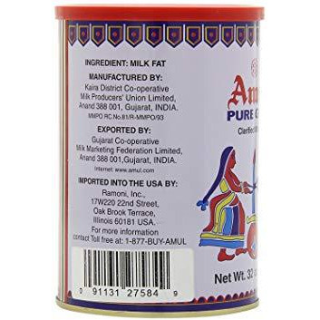 Amul Pure Ghee - 1 L (33.8 Fl Oz)