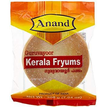 Anand Guruvayoor Kerala Fryums -  (200 Gm) 7 Oz
