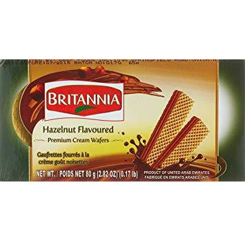 Britannia Hazelnut Flavor Wafers - 2.82 Oz