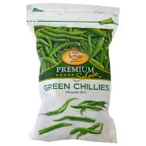 Deep Hot Green Chillies - 12 Oz