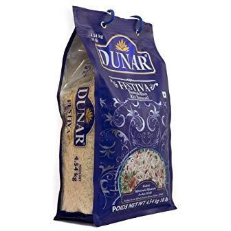 Dunar Festiva Basmati Rice - 10 Lbs