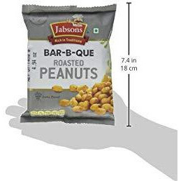 Jabsons Bar B Que Roasted Peanuts - 140 Gm (4.94 Oz)