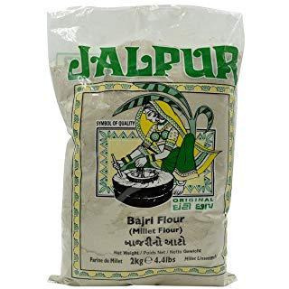 Case of 8 - Jalpur Bajri Flour - 2 Kg (4.4 Lb)