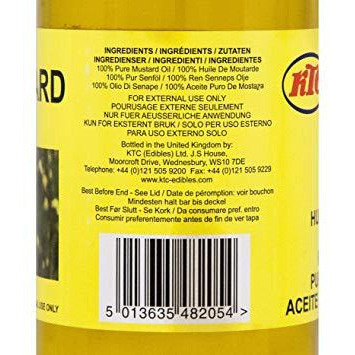 KTC Mustard Oil - 500 Ml (16.9 Fl Oz)