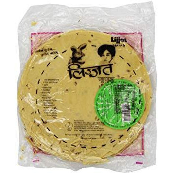 Lijjat Cumin Papad - 200 Gm (7 Oz)