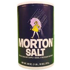 Case of 24 - Morton Salt - 1 Lb (737 Gm)