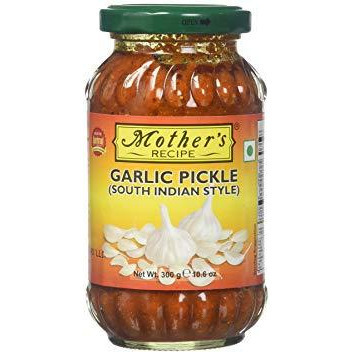 Mother's Recipe Garlic Pickle - 300 Gm (10.6 Oz) [Buy 1 Get 1 Free]
