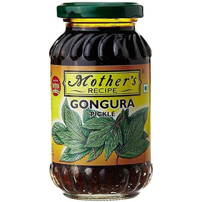 Mother's Recipe Gongura Pickle - 300 Gm (10.5 Oz) [Buy 1 Get 1 Free]