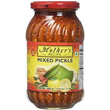 Mother's Recipe Mixed Pickle North Indian Style - 500 Gm (1.1 Lb)