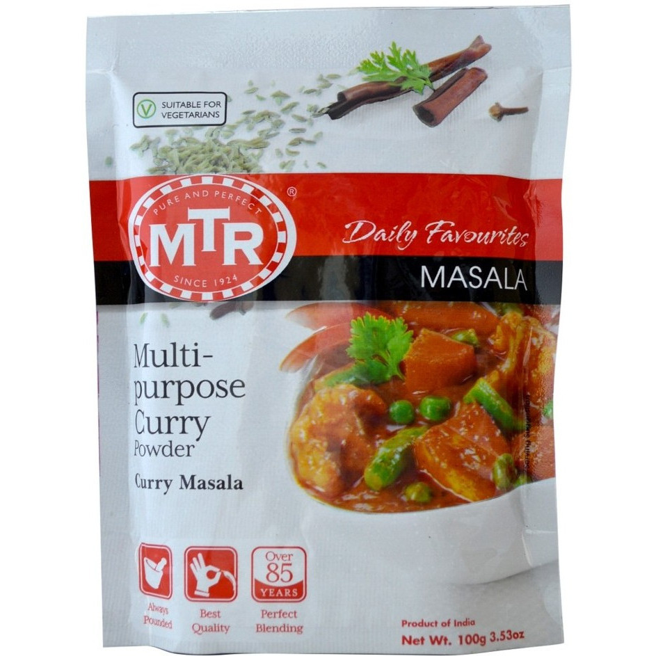MTR Multi Purpose Curry Powder - 100 Gm (3.53 Oz) [FS]