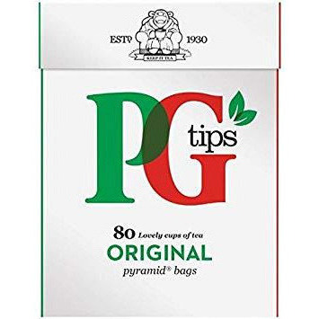 PG Tips Original Biodegradable 80 Bags - 232 Gm (9.6 Oz)