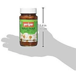 Priya Garlic Pickle - 300 Gm (10.6 Oz)