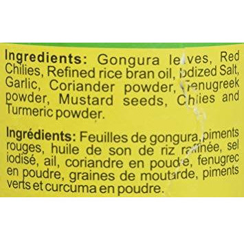 Priya Gongura Red Chilli Pickle With Garlic - 300 Gm (10.58 Oz) [50% Off]