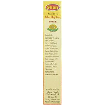 Shan Aaloo Bhaji Spice Mix - 50 Gm (1.76 Oz)