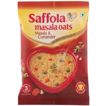 Case of 14 - Saffola Masala Oats Masala & Coariander - 38 Gm (1.3 Oz)