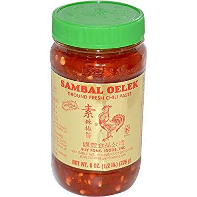 Sambal Oelek Ground Fresh Chili Paste - 8 Oz